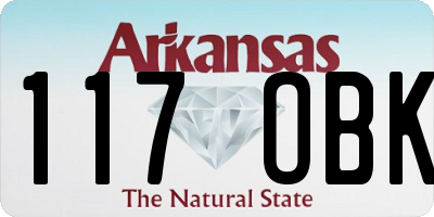 AR license plate 117OBK