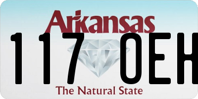 AR license plate 117OEH