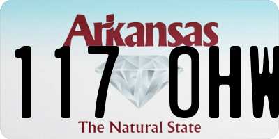 AR license plate 117OHW