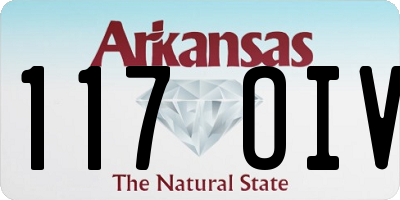 AR license plate 117OIV