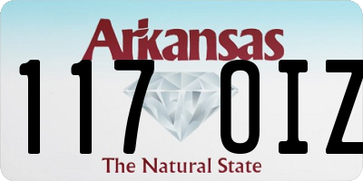 AR license plate 117OIZ