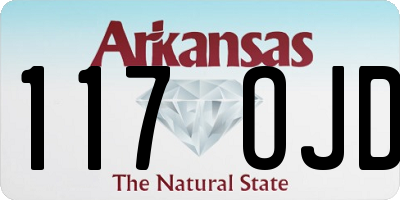 AR license plate 117OJD