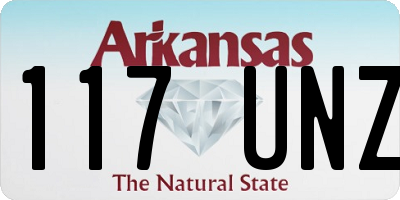 AR license plate 117UNZ