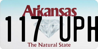 AR license plate 117UPH