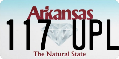 AR license plate 117UPL