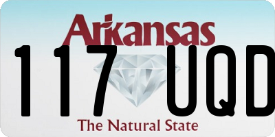 AR license plate 117UQD