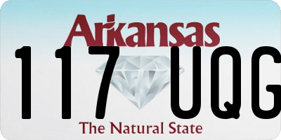 AR license plate 117UQG