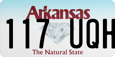 AR license plate 117UQH