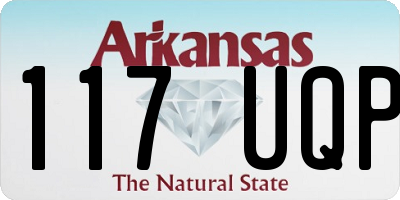AR license plate 117UQP