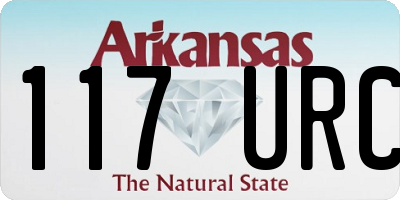 AR license plate 117URC