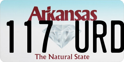 AR license plate 117URD
