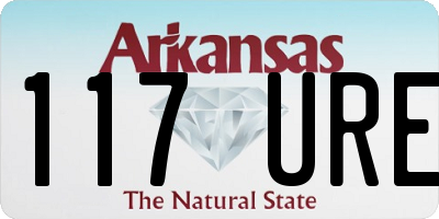 AR license plate 117URE