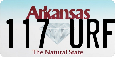 AR license plate 117URF