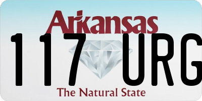 AR license plate 117URG