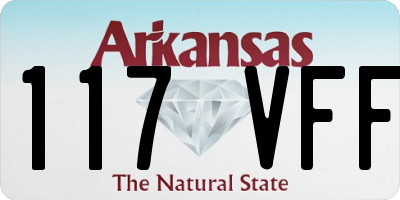 AR license plate 117VFF