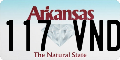 AR license plate 117VND