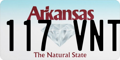 AR license plate 117VNT