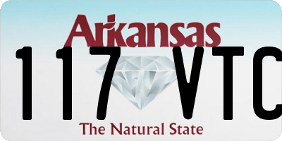AR license plate 117VTC