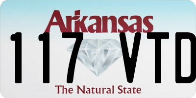 AR license plate 117VTD