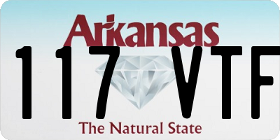 AR license plate 117VTF