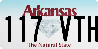 AR license plate 117VTH