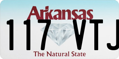 AR license plate 117VTJ