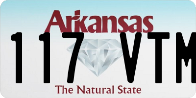 AR license plate 117VTM