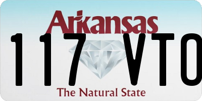 AR license plate 117VTO
