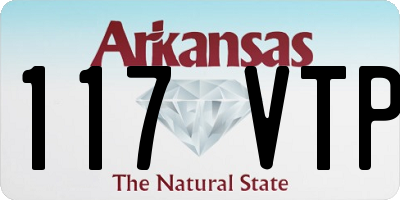 AR license plate 117VTP