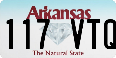 AR license plate 117VTQ
