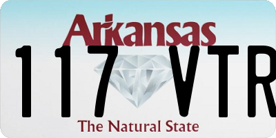 AR license plate 117VTR