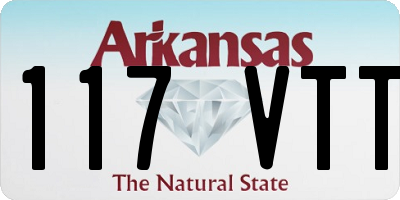 AR license plate 117VTT