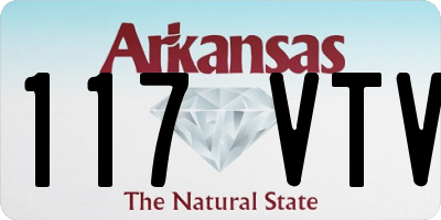 AR license plate 117VTV
