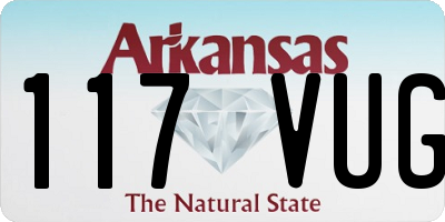 AR license plate 117VUG
