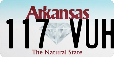 AR license plate 117VUH