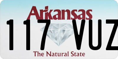 AR license plate 117VUZ