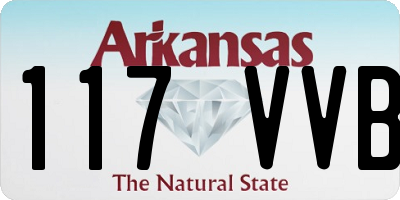 AR license plate 117VVB