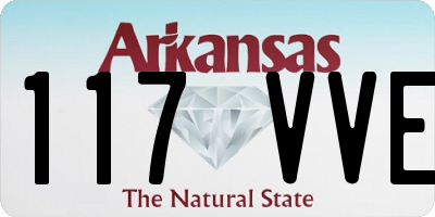AR license plate 117VVE