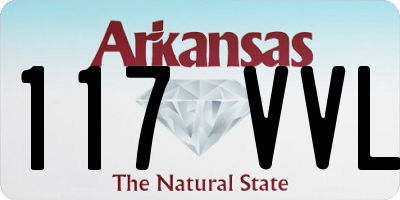 AR license plate 117VVL