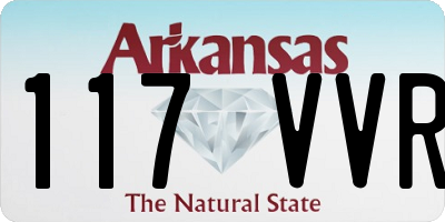 AR license plate 117VVR