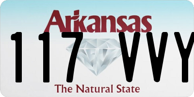 AR license plate 117VVY