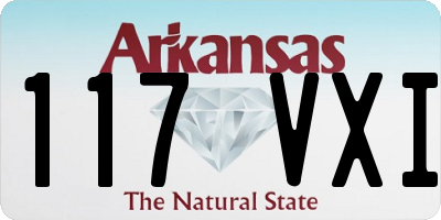AR license plate 117VXI
