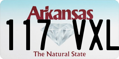 AR license plate 117VXL