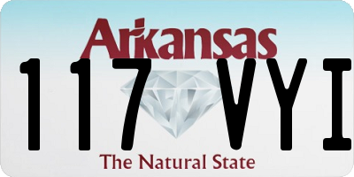 AR license plate 117VYI