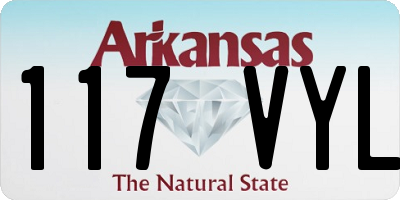AR license plate 117VYL