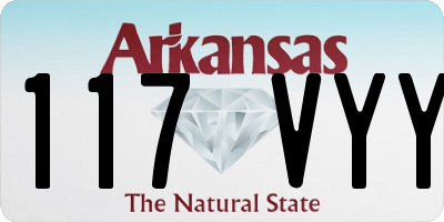 AR license plate 117VYY