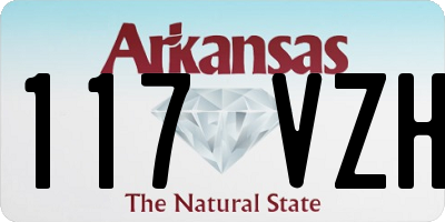 AR license plate 117VZH