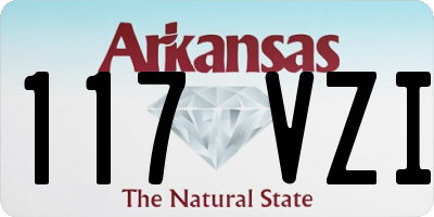 AR license plate 117VZI