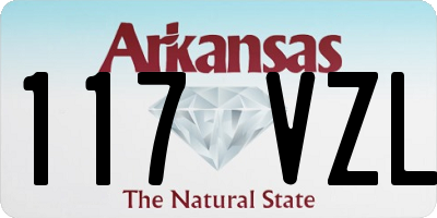 AR license plate 117VZL