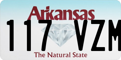 AR license plate 117VZM